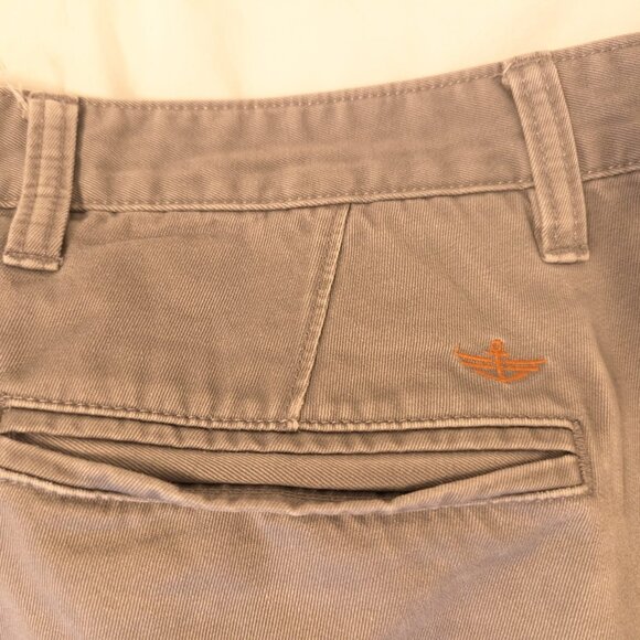 Dockers Alpha Khaki Straight Fit Men’s Pants Gray 36x32 100% Cotton - Picture 4 of 7